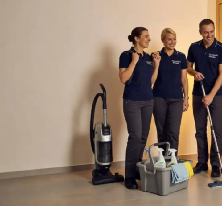 Przyjazd profesjonalnego zespołu sprzątającego do mieszkania klienta